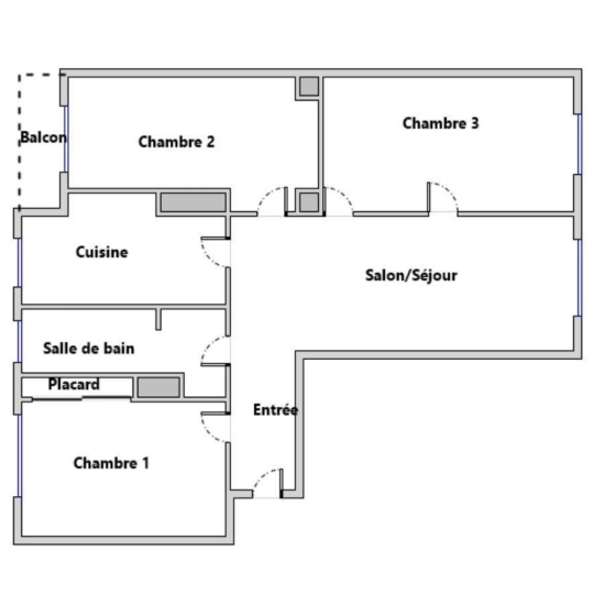  RENTAL EXPERT IMMOBILIER : Apartment | AUBERVILLIERS (93300) | 68 m2 | 1 350 € 
